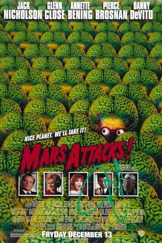 Tim burton signed mars - signed,