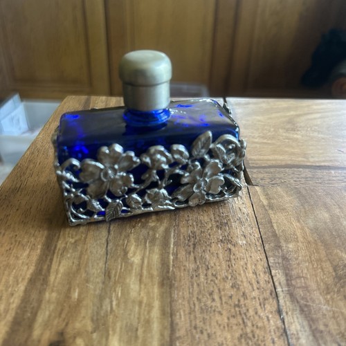 Vintage cobalt blue glass - cobalt,