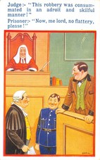 MIXED COMIC  POSTCARD JUDGE