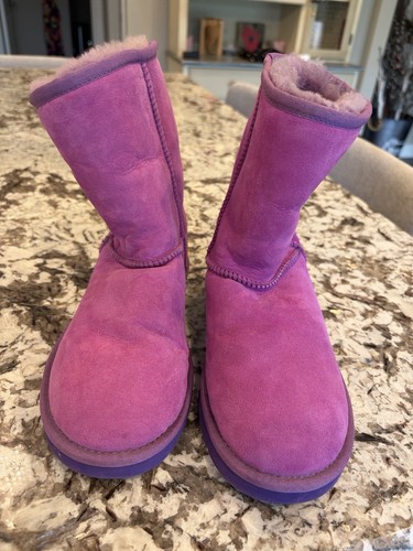 Ugg purple suede - ugg, shearling