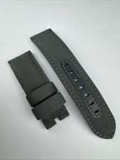 Genuine Panerai Grey Fabric Strap 24mm OEM Buckle