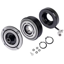 For BMW 1 X1 3 5 Clutches with Magnetic Clutch Pulley and Coil Black 64526987862