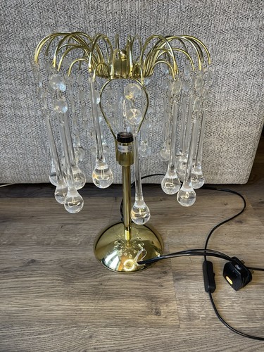 Vintage crystal drop waterfall - crystal,