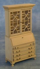 Natural Finish Bookcase Bureau