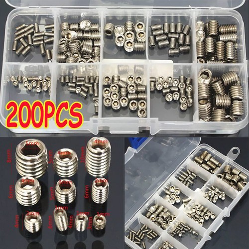 200pcs stainless steel - steel, allen