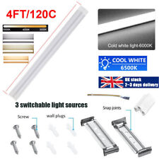 LED Batten Light 6500K Daylight Fluorescent Strip Light Slim Fitting Garage Lamp