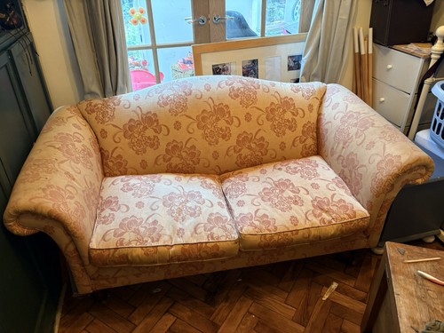 Laura ashley sprung silk sofa - laura,