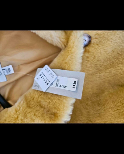 River island beige - faux, fur