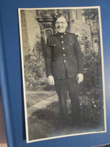 Military postcard man - postcard,