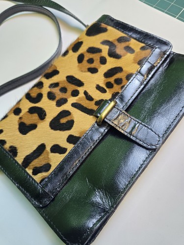 Topshop leather leopard fur - topshop,