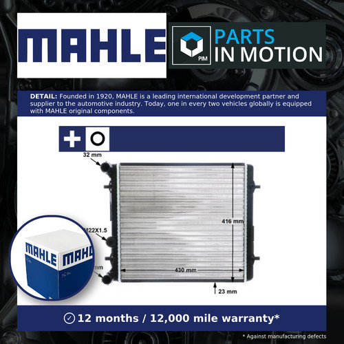 Radiator fits seat - seat, leon