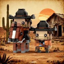 Custom Lego Arthur Morgan Red