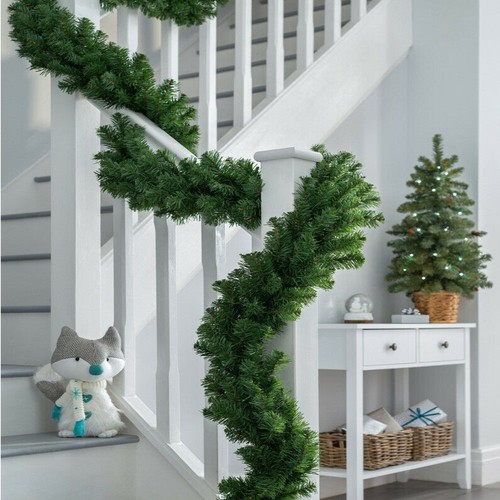 9ft christmas garland - garland, xmas