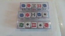 3 NEW SETS OF POKER DICE