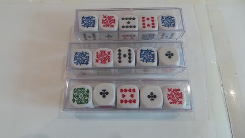New sets poker dice - 3,