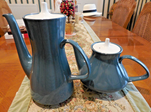 Vintage poole pottery blue - vintage,
