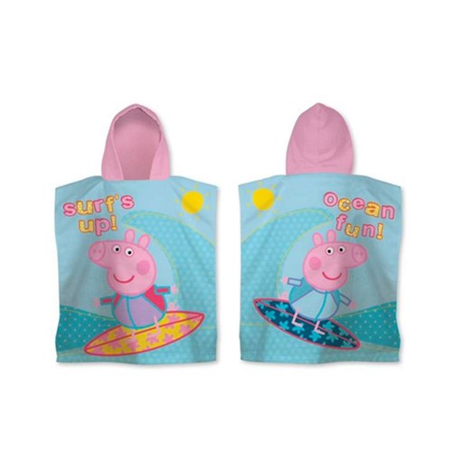 Peppa pig hooded towel - pig,