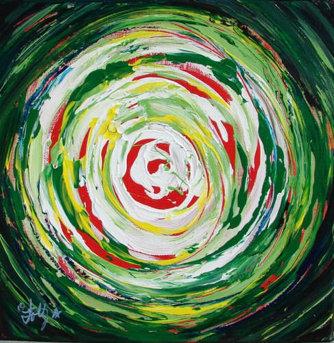 Modernist abstract canvas - modernist,