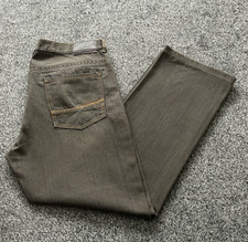 Mantaray Brown Casual 100% Cotton Straight Leg Denim Jeans - Mens Size W38 L32