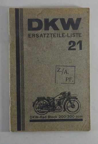 Parts catalog dkw - catalog, wheel