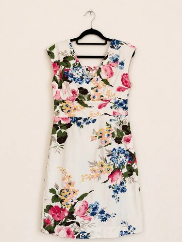 Joules floral cotton dress - joules, uk