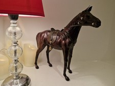 Vintage Leather Wrapped Horse