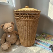 Vintage Round Woven Wicker