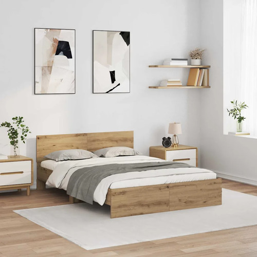 Walplus bed frame - walplus, oak