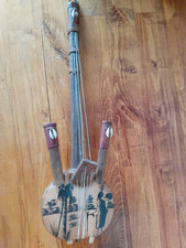 Small Vintage African decorative Stringed Banjo Instrument 