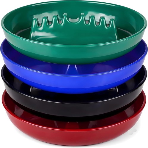 Pack plastic ashtray - 4, for