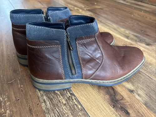 Men rieker brown leather - rieker,