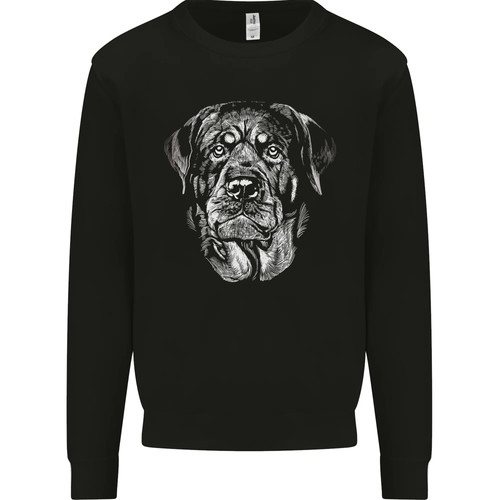 Monochrome rottweiler dog - a,