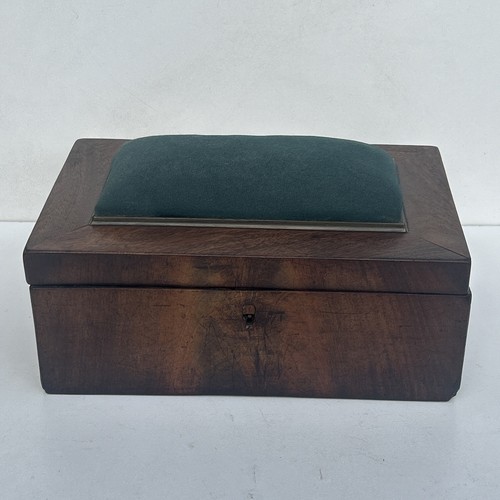 Sewing box with pin cushion - sewing,