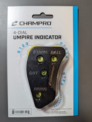 Champro dial baseball umpire - 4-dial,