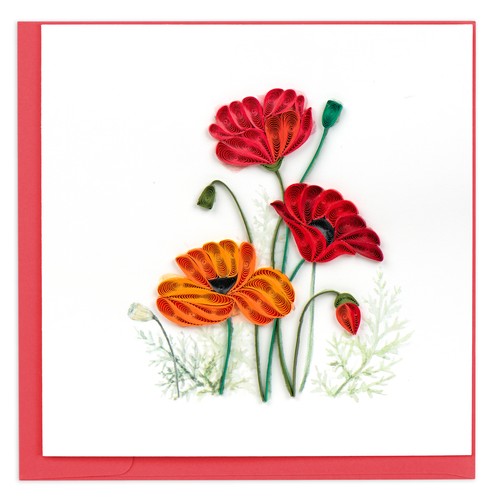 Quilling red and orange - quilling,