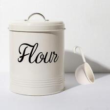 Metal Vintage Food Flour Storage Tin Jar 5L Container Decor with Premium