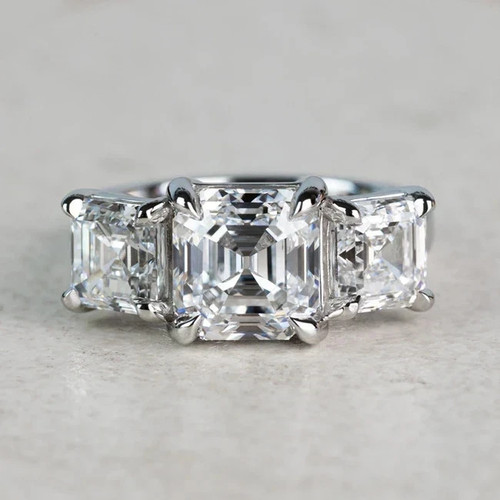 Carat asscher cut diamond - 4,