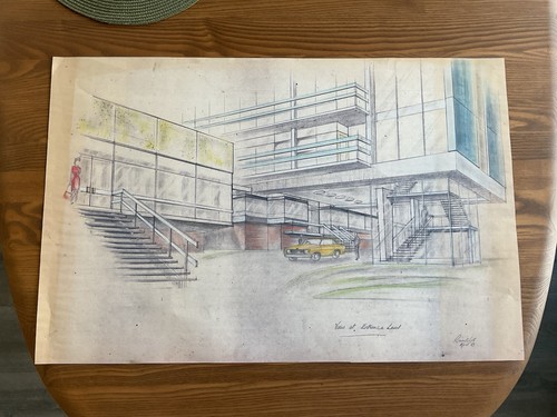 Original architects drawing - original,