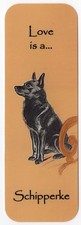 SCHIPPERKE DOG BOOKMARK SAME
