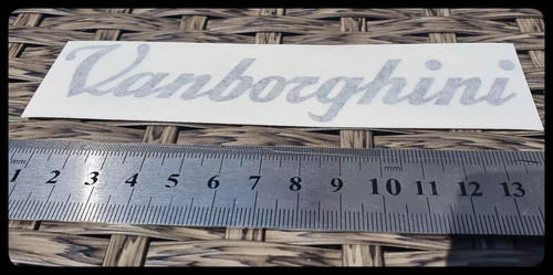 Vanborghini funny sticker - vanborghini,
