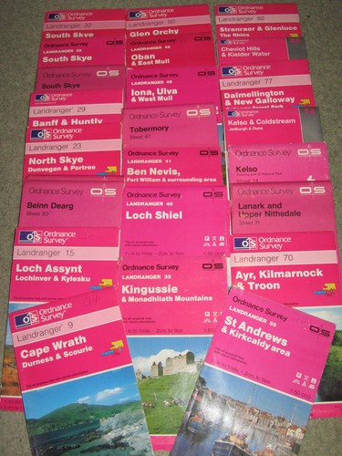 Ordnance survey landranger - os,