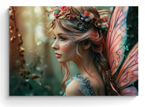Fairy wall art canvas - wall,