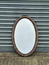 Antique Oval Wood Framed