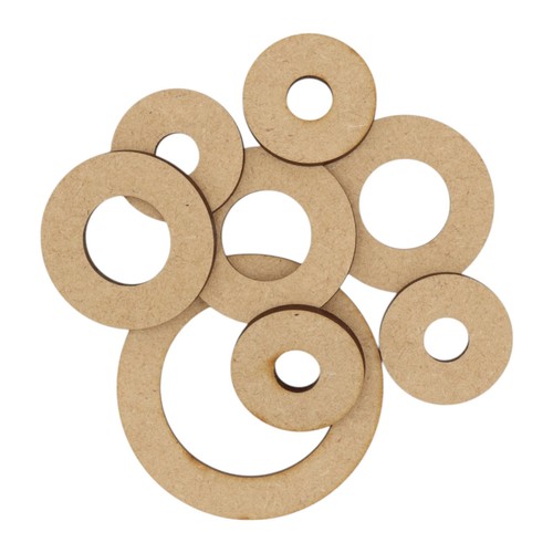Wooden hollow circle - wooden,