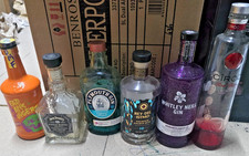 Empty whisky gin vodka - 6, x