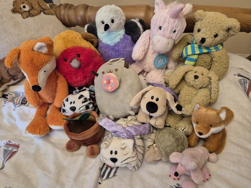 Bundle soft toys vintage - 14,