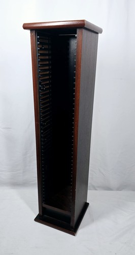 Wooden rack holds cds - wooden, cd
