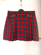 NEXT RED TARTAN BOX PLEAT MINI