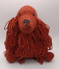 Kylie Red Setter handmade soft plush crochet toy