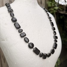 Black jewelled chunky costume - jewelled,